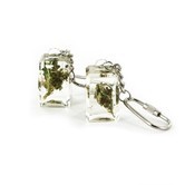 Acrylic Keyring with Weed