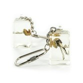 Acrylic Keyring with Magic Mushroom