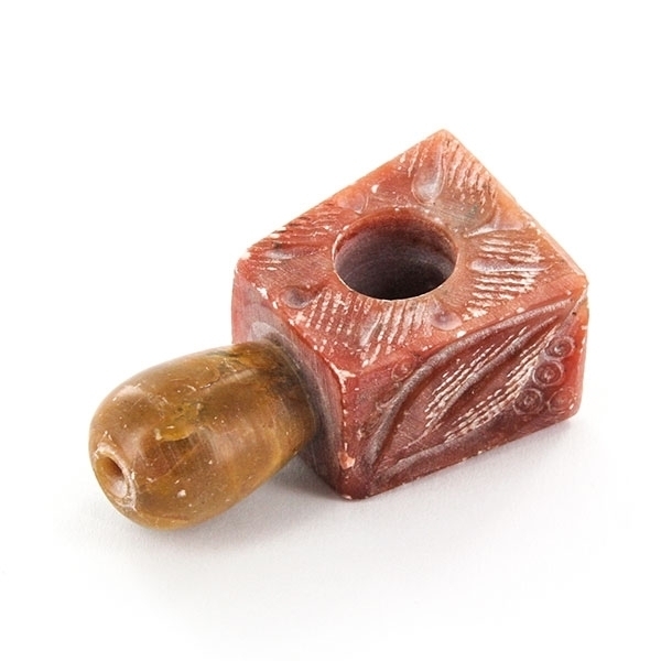 Carved Soapstone Pipe Mini