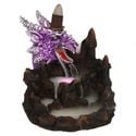 Purple Dragon Backflow Räuchergefäß mit Licht