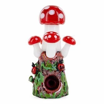 Mushrooms Dry Pipe (Empire Glassworks)