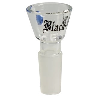Glass Bowl Cylinder with Glass Screen (Black Leaf)