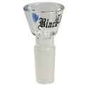 Glass Bowl Cylinder with Glass Screen (Black Leaf)