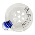 Glass Bowl Cylinder with Glass Screen (Black Leaf)
