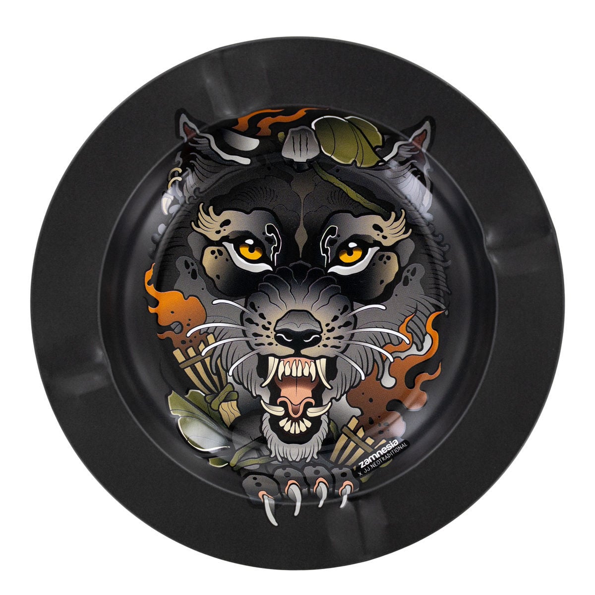TRIBE Exclusive Metal Ashtray Guardian Wolf