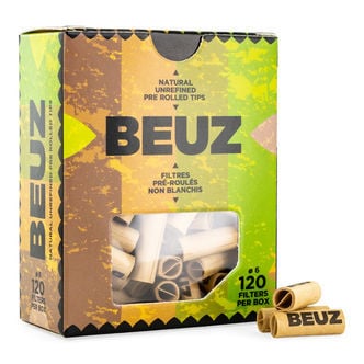 BEUZ Brown Pre-Rolled Tips (120 pcs)