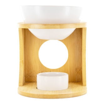 Essential Oil Burner Bamboo Stand