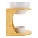 Essential Oil Burner Bamboo Stand