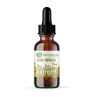 24K Gold Liquid Kratom Extract 45% (Zion Herbals)