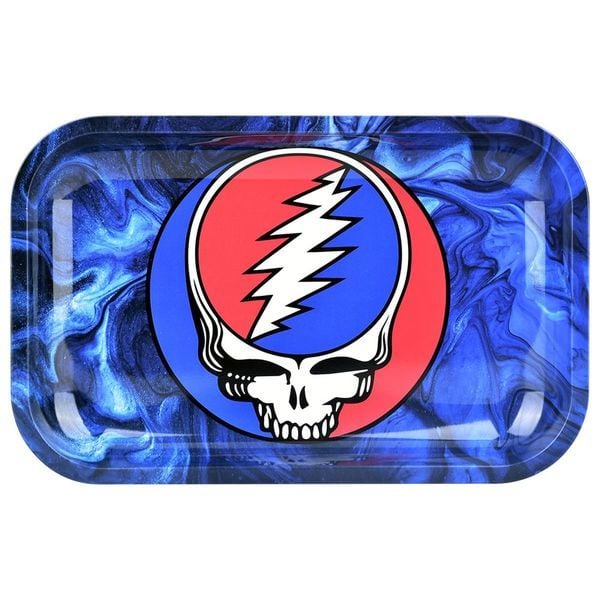 Metal Rolling Tray With Lid Medium (Grateful Dead x Pulsar)