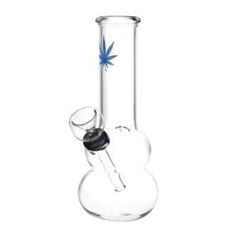 Lil Leaf Bubble Beaker Mini Bong