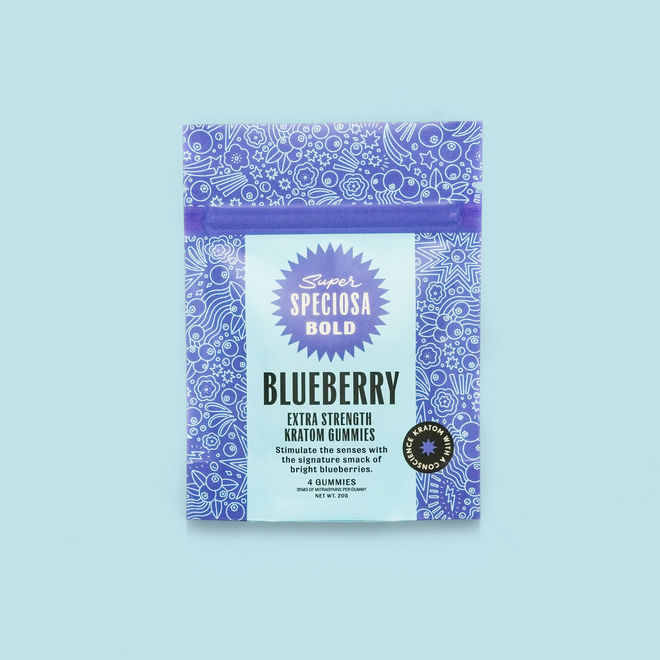 Blueberry Kratom Gummies | Super Speciosa - Zamnesia USA