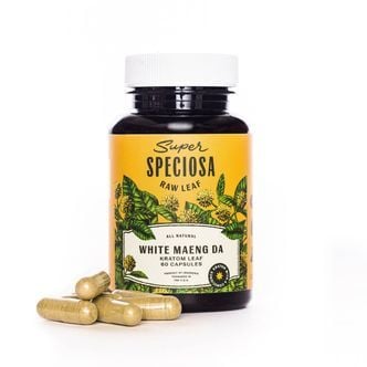 Kratom Maeng Da White Capsules (Super Speciosa)