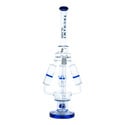 Sprinkler Perc Quad Honeycomb Bong 21'' (Tsunami Glass)