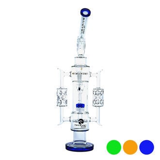 Sprinkler Shower Head Recycler Bong 20'' (Tsunami Glass)