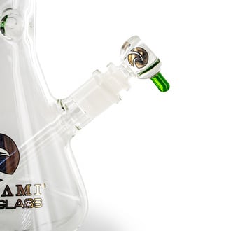 Bong Beaker Base Ice Catcher 15'' (Tsunami Glass)