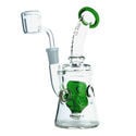 Concentrate Rig Shower Head Swiss 9'' (Tsunami Glass)