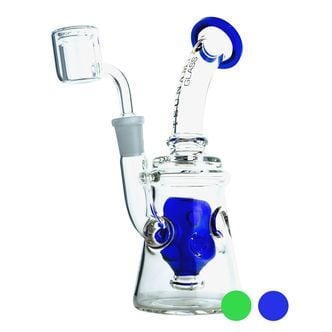 Concentrate Rig Shower Head Swiss 9'' (Tsunami Glass)