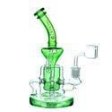 Shower Head Recycler Dab Rig 9″ (Tsunami Glass)