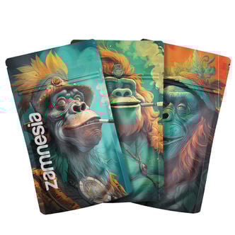 Puffin' Primates Z-Lock Stash Bags (Small)