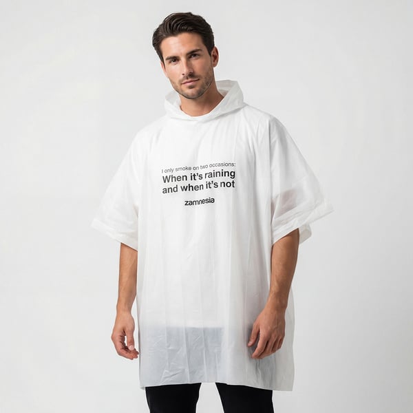 Disposable Rain Poncho (Zamnesia Exclusive)