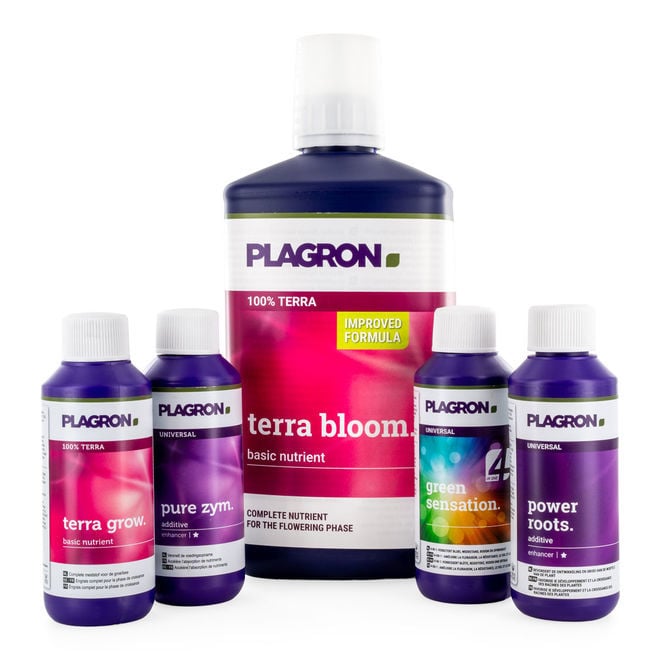 Plagron Top Grow Box Terra - Kit Complet Engrais Minéraux Pour Culture Intérieure