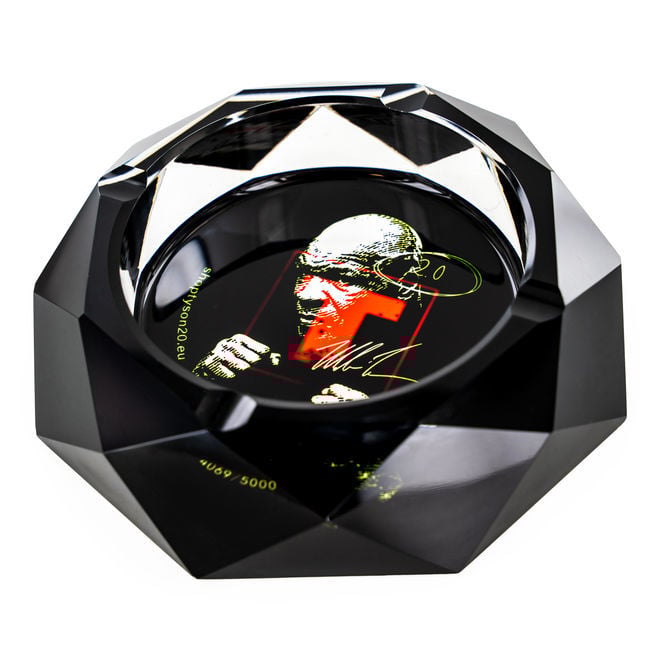 Diamond Cut Ashtray Black | TYSON 2.0 - Zamnesia UK
