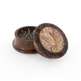 Rosewood Grinder Carved Medium