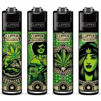 Classic Grass Art Lighter (Clipper)