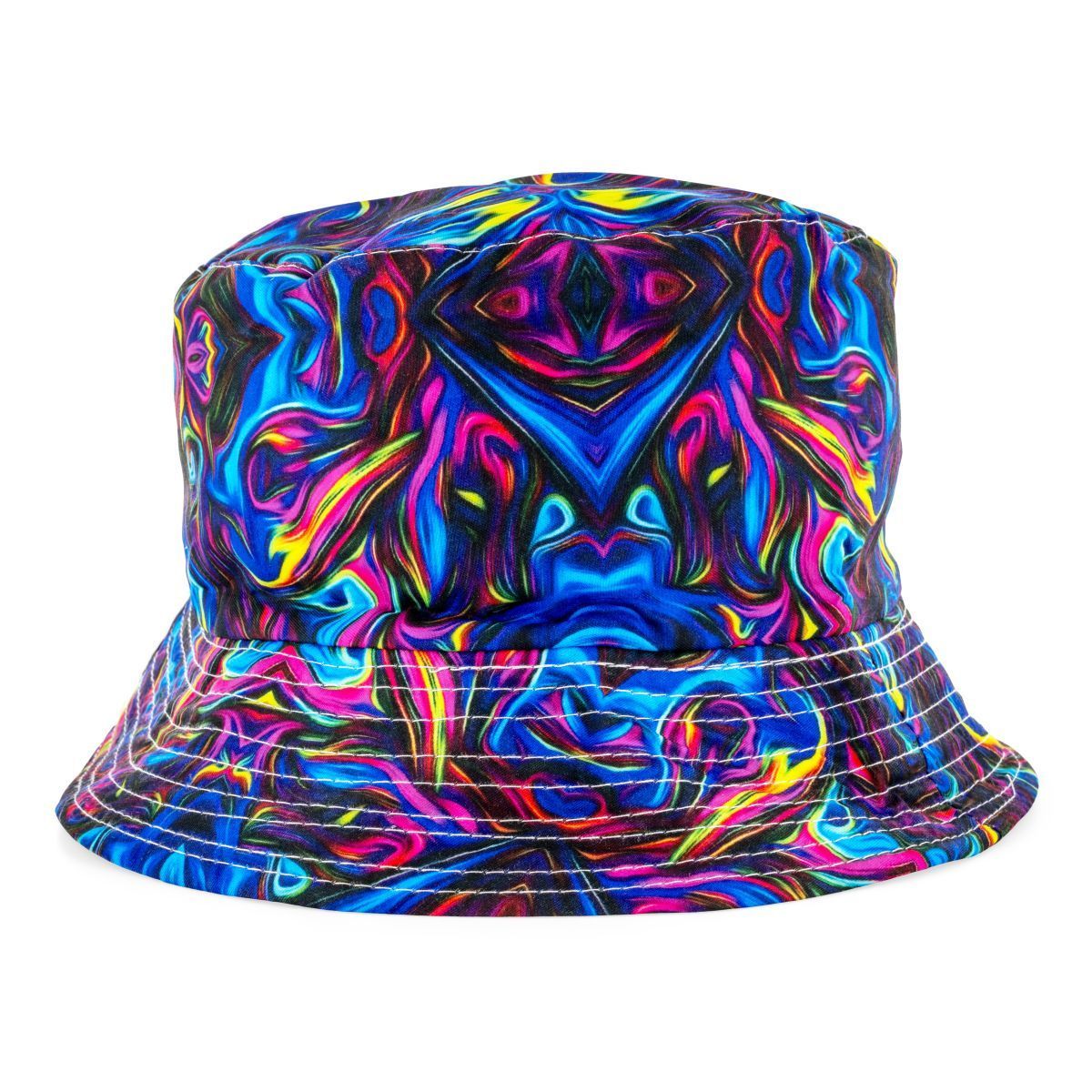 Buy the Psychedelic Bucket Hat Zamnesia UK