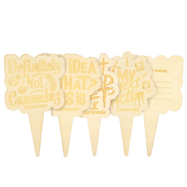 Wooden Pot Markers (Zamnesia)