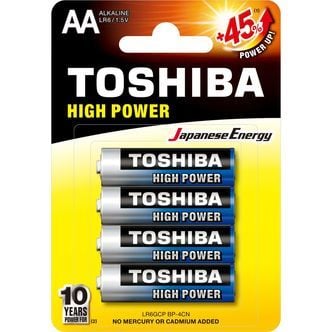 Alkaline AA Batteries (TOSHIBA)