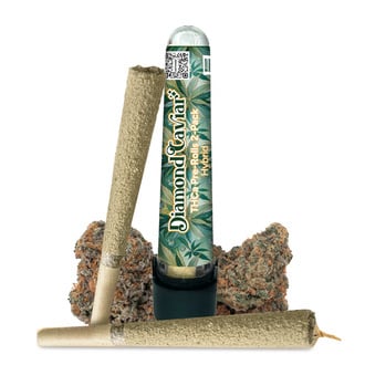 THCa Diamond Caviar Pre-Rolls 2-Pack - Hybrid (Zamnesia)