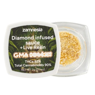 THCa Diamond Sauce with Live Resin - GMO Cookies (Zamnesia)