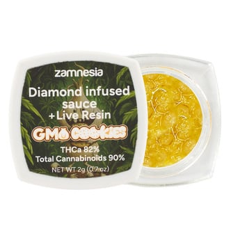 THCa Diamond Sauce with Live Resin - GMO Cookies (Zamnesia)
