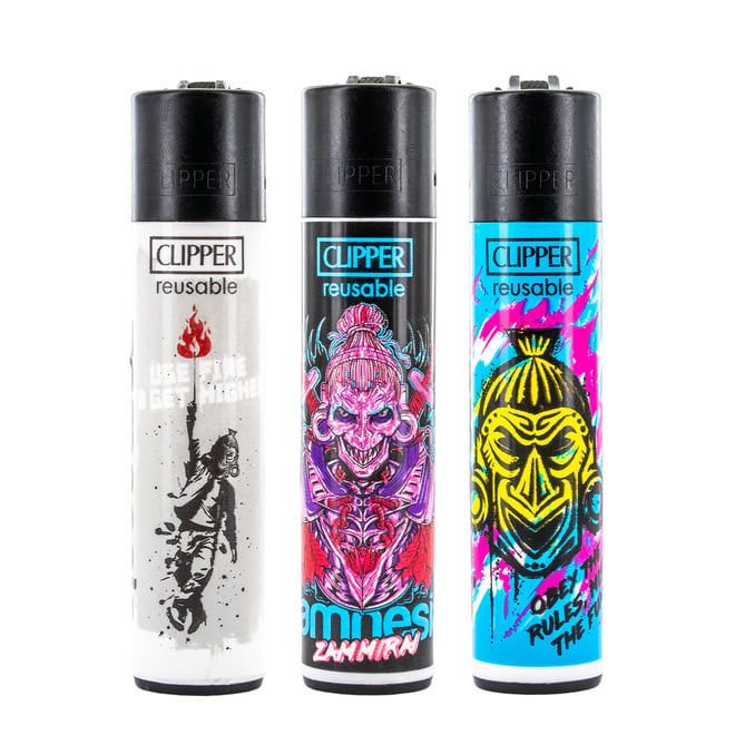 Buy Zamnesia Art Clipper Lighters | Exclusive Artwork