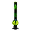 Acrylic Bong Dark Leaves