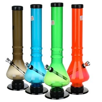 Beaker Base Acrylic Water Pipe 12" 