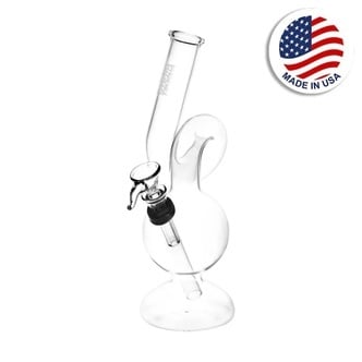 Upside Down Twisted Bubble Water Pipe (Phoenix Rising)
