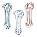 Small Striped Glass Spoon Pipe 