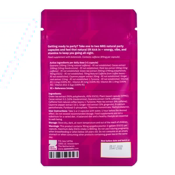 Natural Party Capsules (Zamnesia)