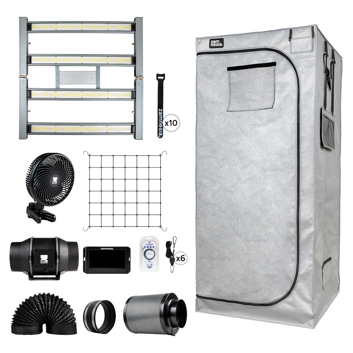 GADGET GROW 4点セット Grow Tent Kit 80×80 | Flexible Beginner Grow Setup