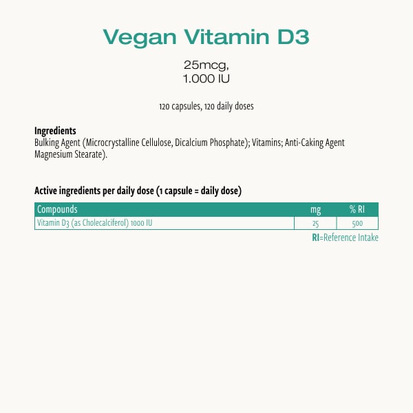 Vegan Vitamin D3 (Cibdol)
