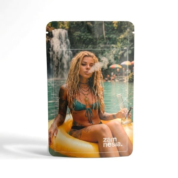 Stoner Girl Z-Lock Stash Bag (Medium)