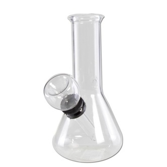 Glass Bong Mini with plug chillum