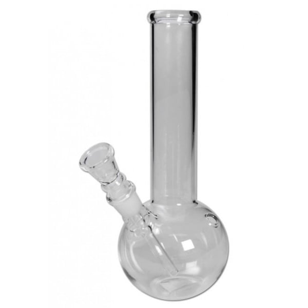 Glass Bong Straight with Round Base