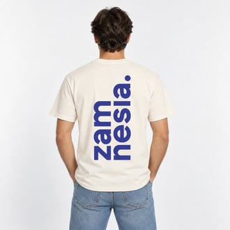 T-shirt off white - logo Zamnesia