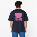 T-shirt navy - pink logo Zamnesia