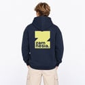 Hoodie navy - yellow logo Zamnesia