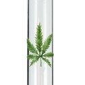 Glass Bong Small Leaf